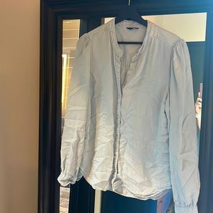Joe’s jeans button up light blue (denim like)